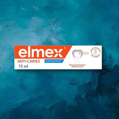 Tube de dentifrice Elmex Anti-Caries Blancheur Douce
