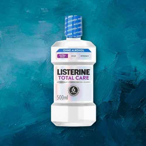 Bain de bouche Listerine Total Care Extra Doux sans alcool